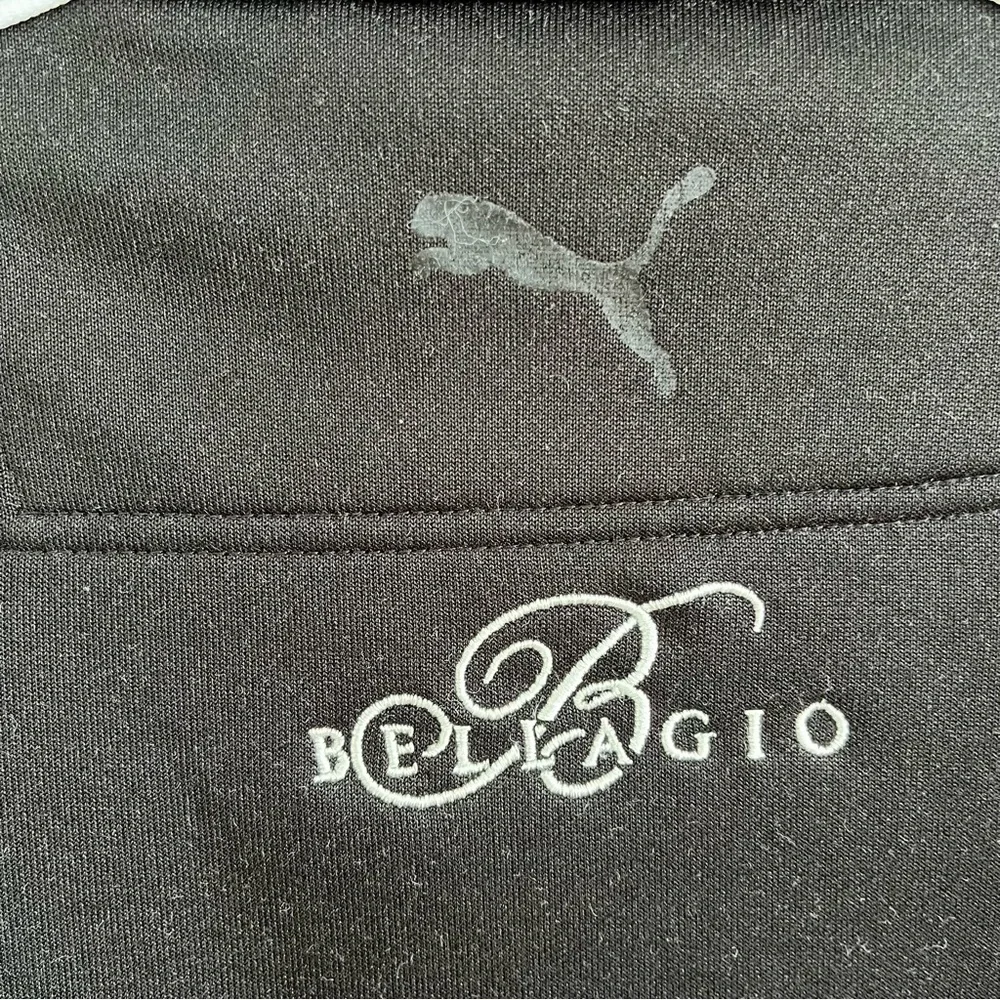 PUMA Bellagio Las Vegas Hotel Black Full Zipper Track Jacket Size Large - Picture 8 of 16